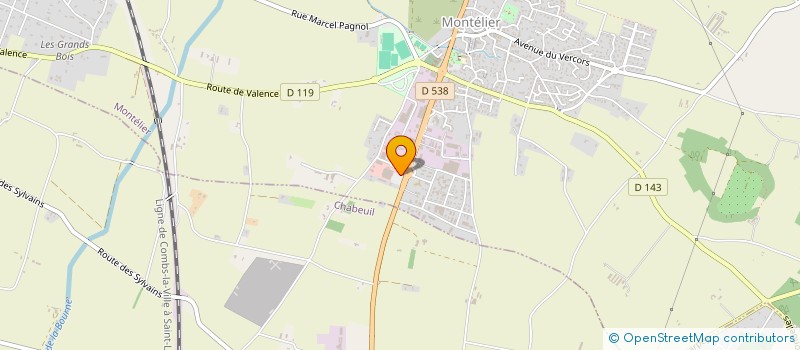 localisation de l'entreprise CLOVIDAN  MONTELIER