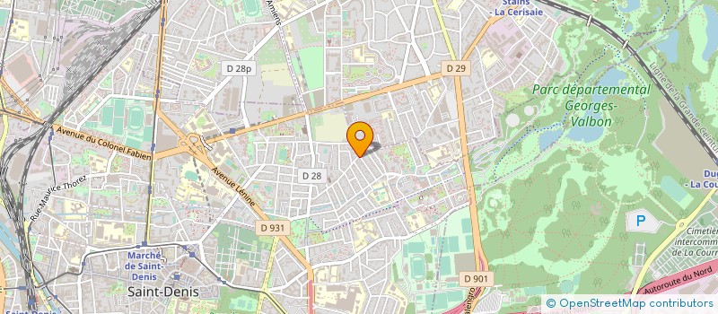 localisation de l'entreprise CLOVIS à SAINT-DENIS