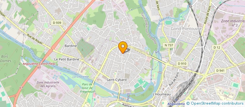 localisation de l'entreprise CLOVIS à ANGOULEME