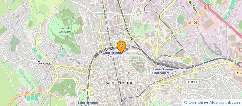 localisation de l'entreprise CLOVIS à SAINT-ETIENNE