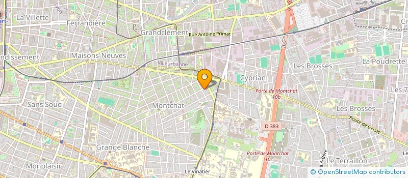 localisation de l'entreprise CLOVIS  LYON