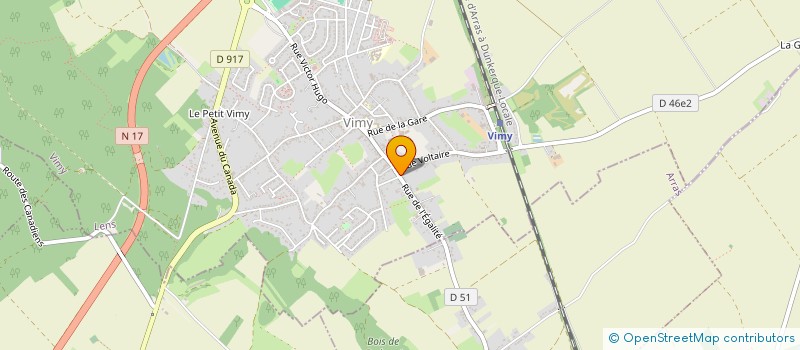 localisation de l'entreprise CLOVIS  NEUVILLE-SAINT-VAAST