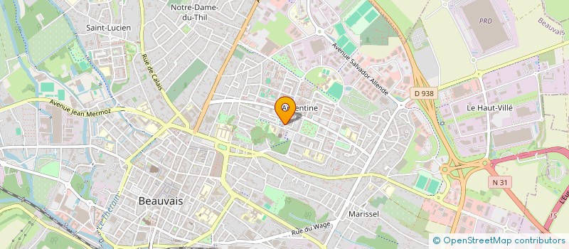 localisation de l'entreprise CLOVIS K LUKUSA  BEAUVAIS