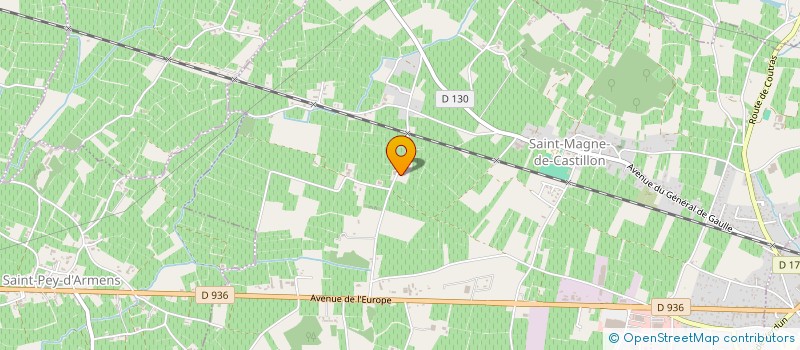 localisation de l'entreprise CLOVITIS  SAINT-MAGNE-DE-CASTILLON
