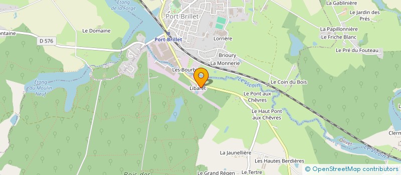 localisation de l'entreprise CLOWN HOSPITALIER 53  LA BRULATTE