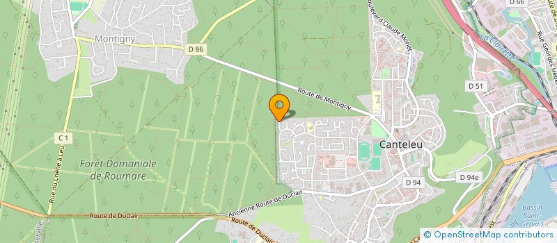 localisation de l'entreprise CLOWNERIE & COMPAGNIE  CANTELEU