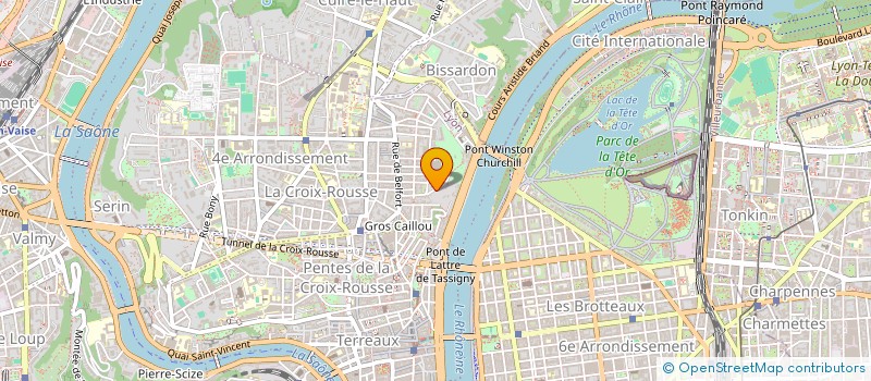 localisation de l'entreprise CLOWNS Z'HOPITAUX ANTENNE DU RHONE LES COEURS VISITEURS à LYON
