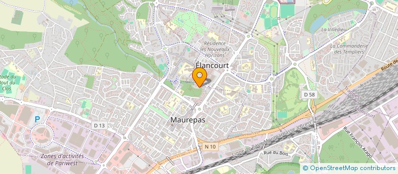 localisation de l'entreprise CLOWNS Z'HOPITAUX ANTENNES YVELINES  MAUREPAS