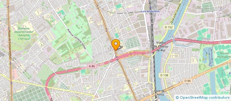 localisation de l'entreprise CLOXOR  CHOISY-LE-ROI