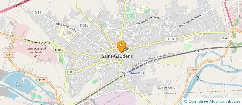 localisation de l'entreprise CLOZET  SAINT-GAUDENS