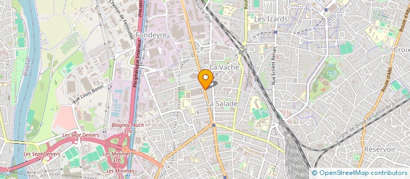 localisation de l'entreprise CLP  TOULOUSE