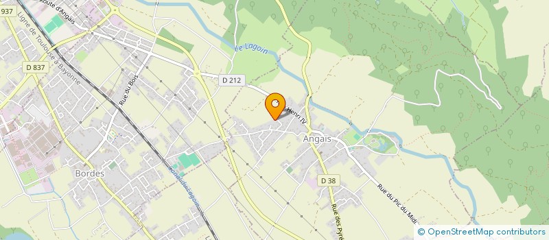 localisation de l'entreprise CLP  ANGAIS