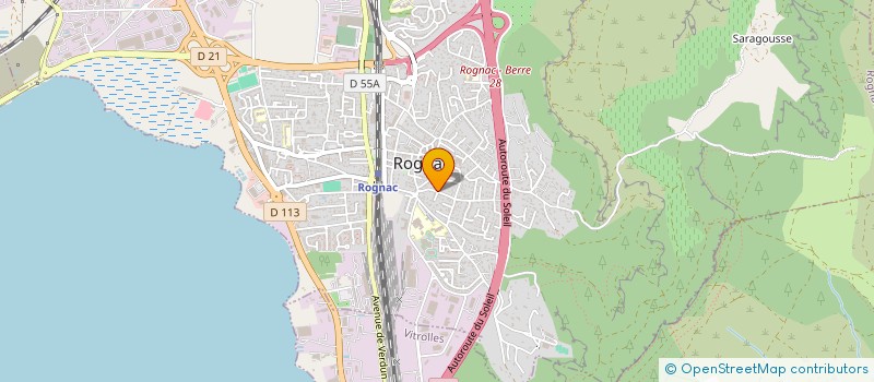 localisation de l'entreprise CLP à ROGNAC