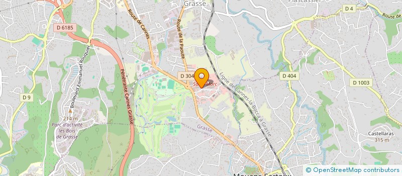 localisation de l'entreprise CLP à GRASSE