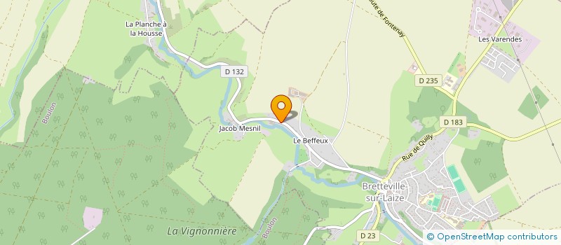 localisation de l'entreprise CLP à BRETTEVILLE-SUR-LAIZE