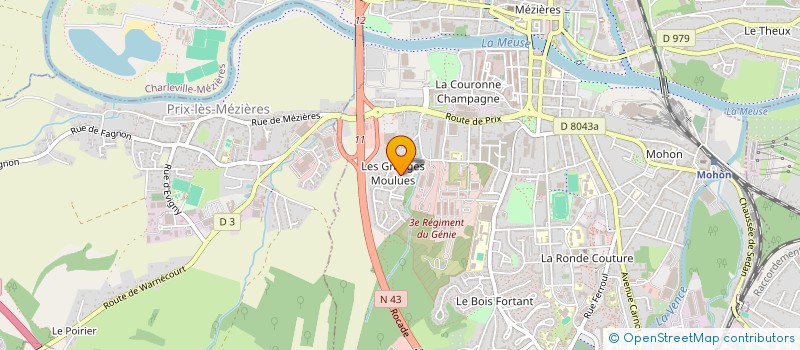 localisation de l'entreprise CLP AZUR  VIVIER-AU-COURT