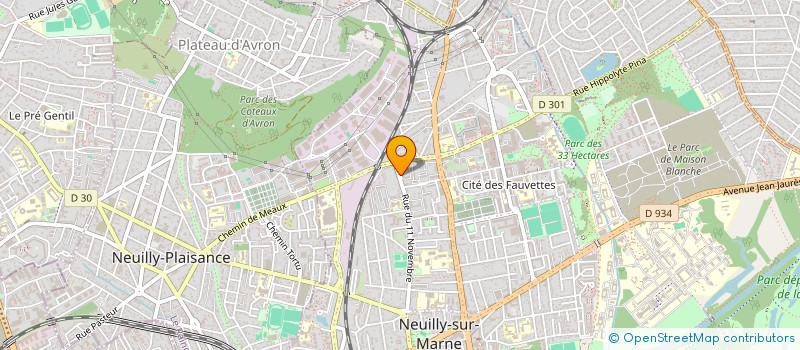 localisation de l'entreprise CLP CONSEIL à NEUILLY SUR MARNE