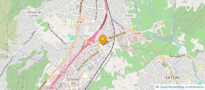 localisation de l'entreprise CLP GROUPE  LA FARLEDE