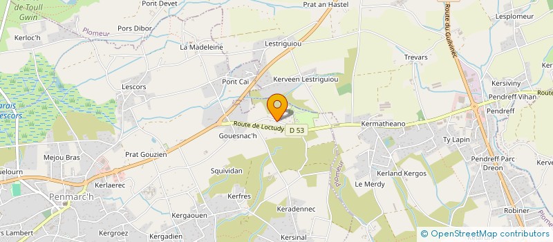 localisation de l'entreprise CLP HOLDING à PENMARCH