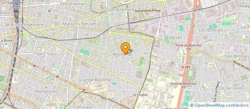 localisation de l'entreprise CLP IMMO  LYON