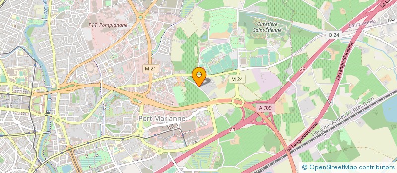 localisation de l'entreprise CLP IMMOBILIER  MONTPELLIER