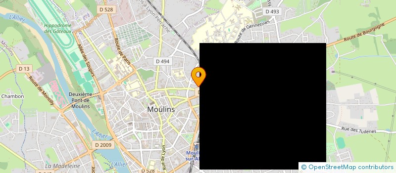 localisation de l'entreprise CLP LECORNET à MOULINS
