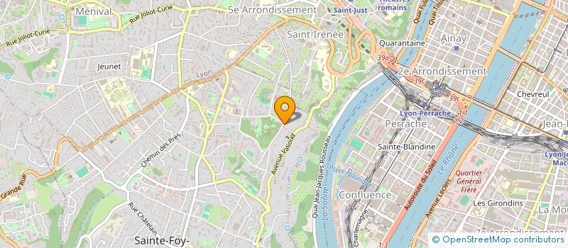 localisation de l'entreprise CLP SAINTE FOY  SAINTE-FOY-LES-LYON