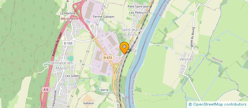 localisation de l'entreprise CLPB SERVICES à MACON