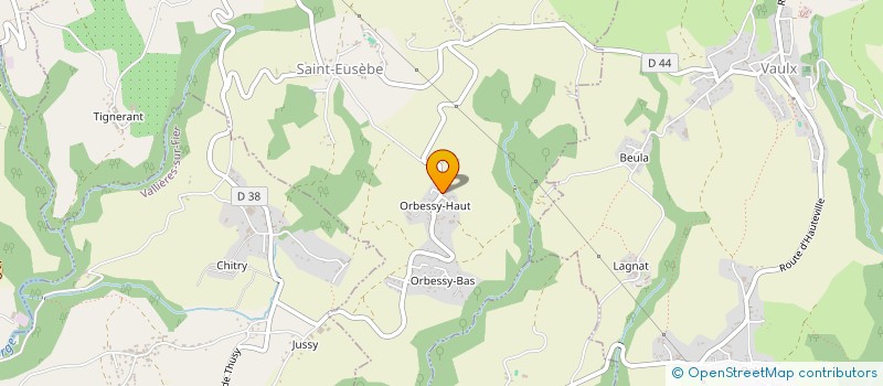 localisation de l'entreprise CLPC  SAINT-EUSEBE