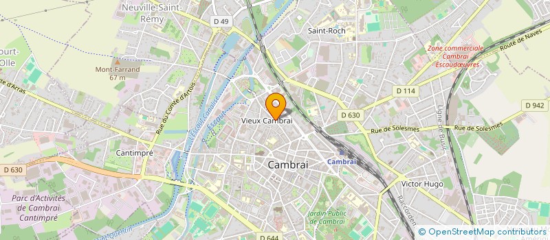 localisation de l'entreprise CLPDFV à CAMBRAI