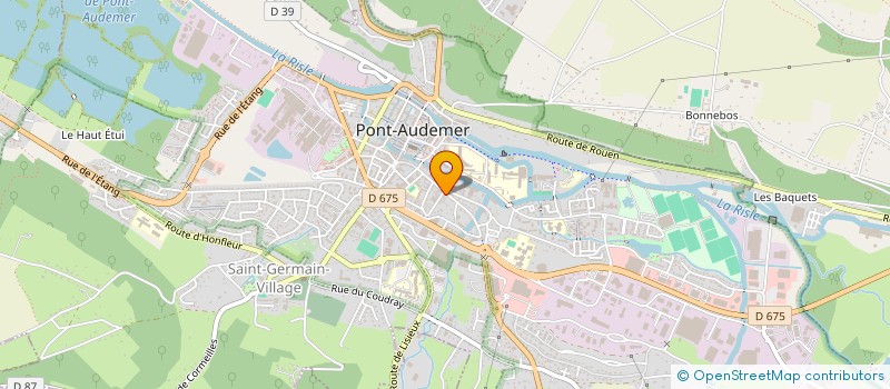 localisation de l'entreprise CLPJ à PONT-AUDEMER