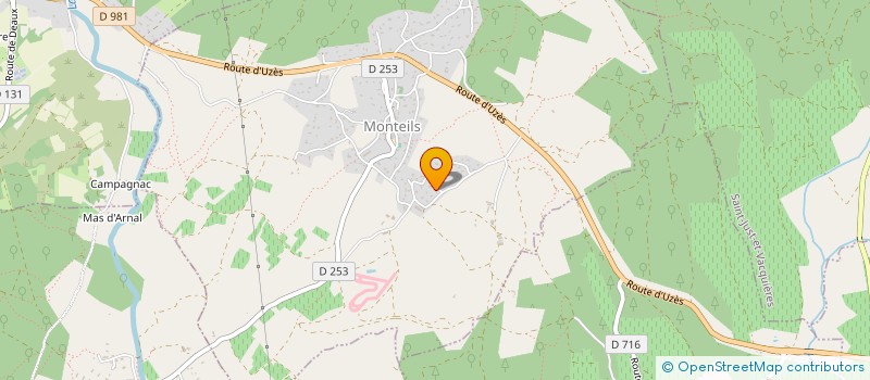 localisation de l'entreprise CLPM à MONTEILS