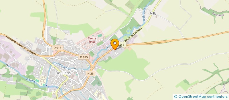 localisation de l'entreprise CLPS  DOULLENS