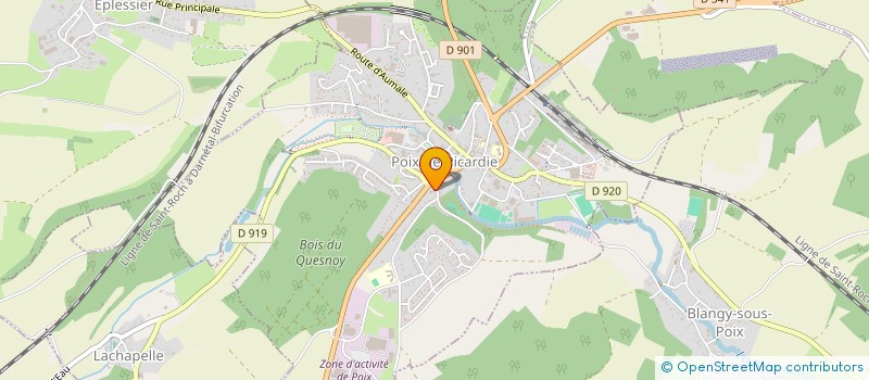 localisation de l'entreprise CLPS  POIX-DE-PICARDIE