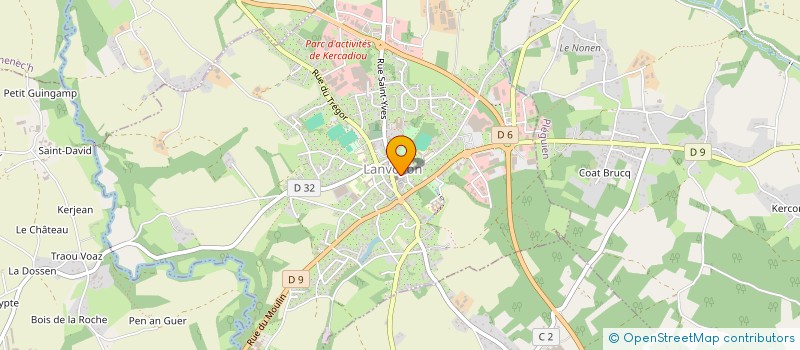 localisation de l'entreprise CLPVL  LANVOLLON