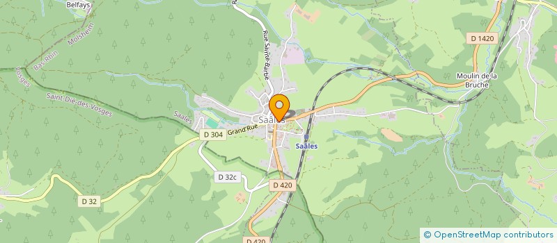 localisation de l'entreprise CLR 15  COLROY-LA-ROCHE