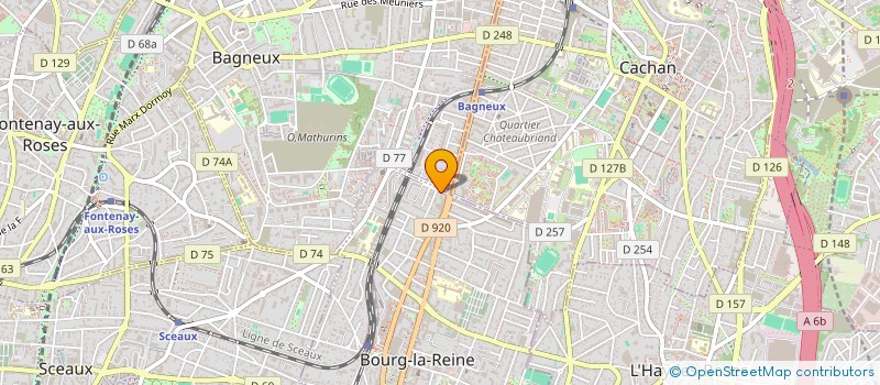 localisation de l'entreprise CLR à BOURG-LA-REINE