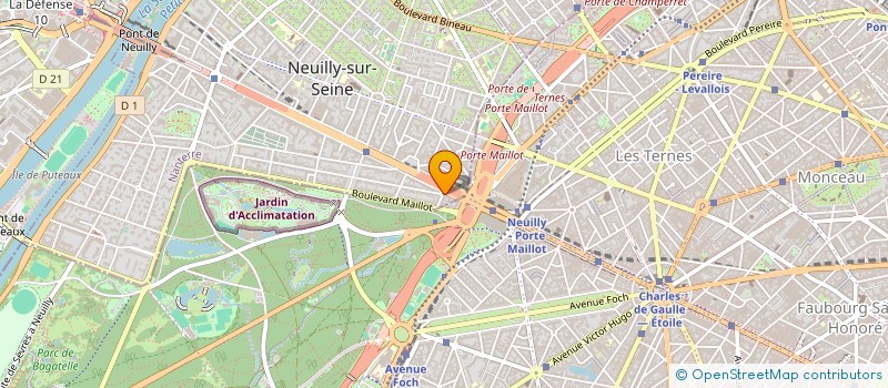 localisation de l'entreprise CLR à NEUILLY-SUR-SEINE