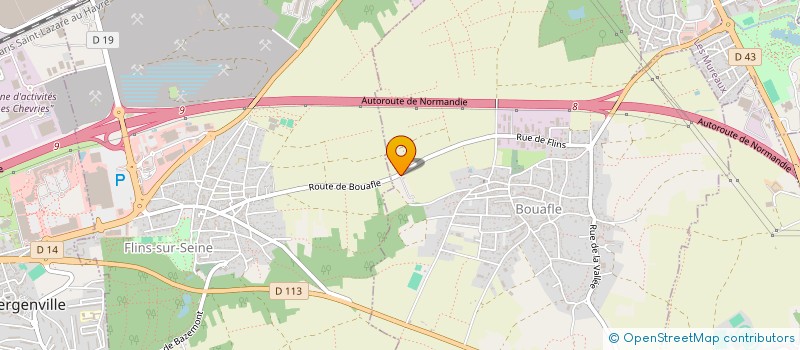 localisation de l'entreprise CLR  BOUAFLE