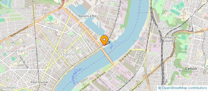localisation de l'entreprise CLR à BORDEAUX