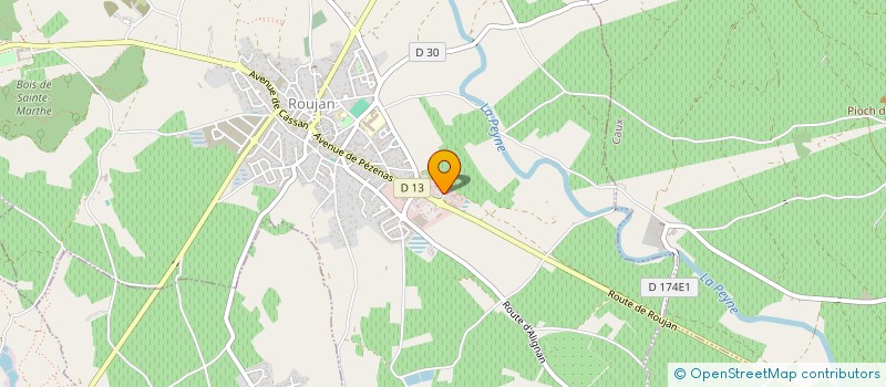 localisation de l'entreprise CLR AUTO  ROUJAN