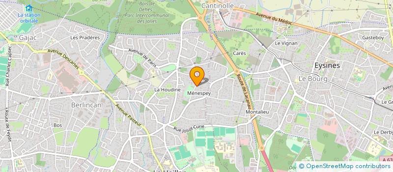 localisation de l'entreprise CLR IMMO 33  LE HAILLAN