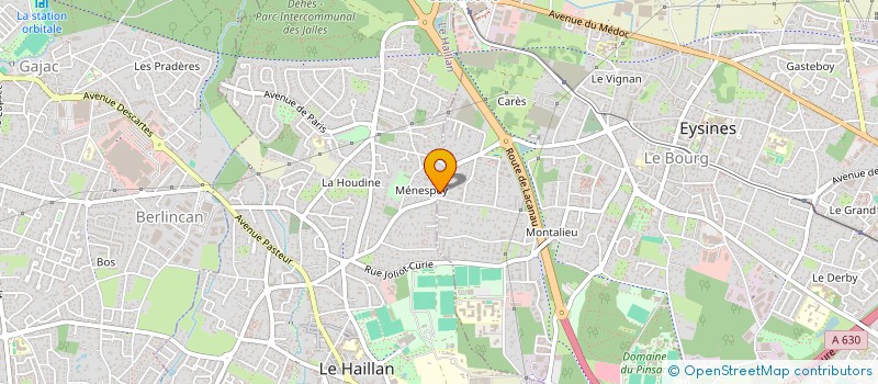 localisation de l'entreprise CLR IMMO  LE HAILLAN