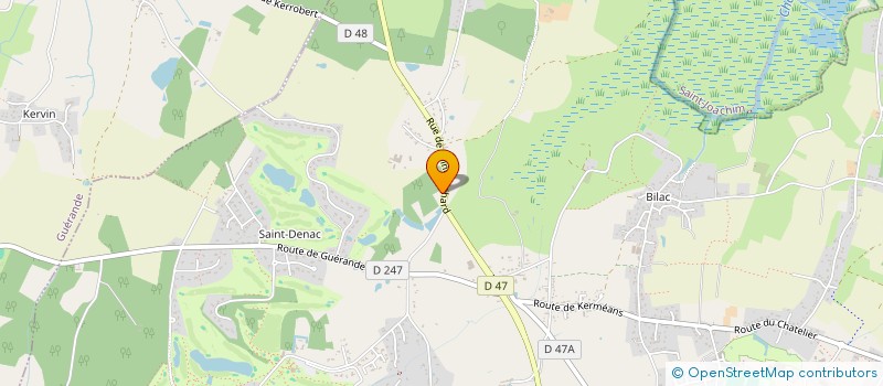 localisation de l'entreprise CLR LOCATION à SAINT-ANDRE-DES-EAUX