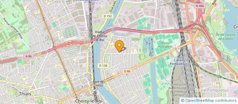 localisation de l'entreprise CLR SPORT CONSEIL  CHOISY-LE-ROI