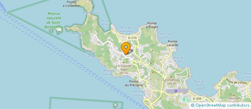 localisation de l'entreprise CLRM à SAINT-BARTHELEMY