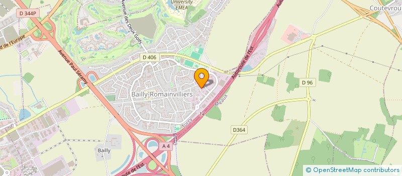 localisation de l'entreprise CLS  BAILLY-ROMAINVILLIERS