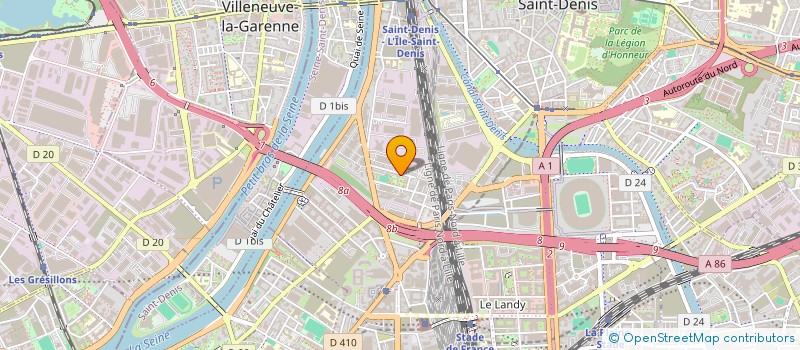 localisation de l'entreprise CLS  ASNIERES-SUR-SEINE