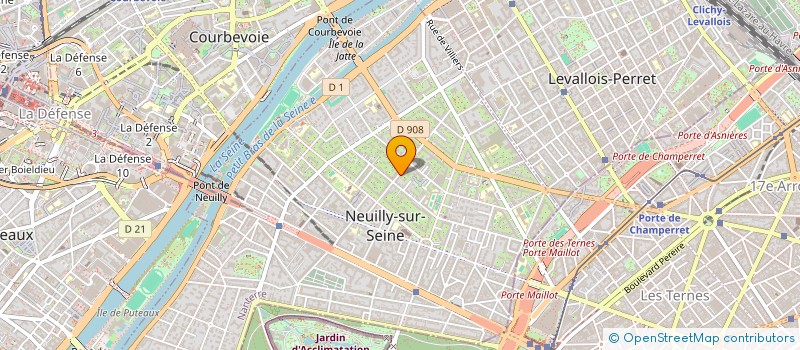 localisation de l'entreprise CLS CLEAN à NEUILLY-SUR-SEINE