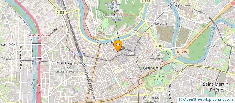 localisation de l'entreprise CLS-FRANCE à GRENOBLE